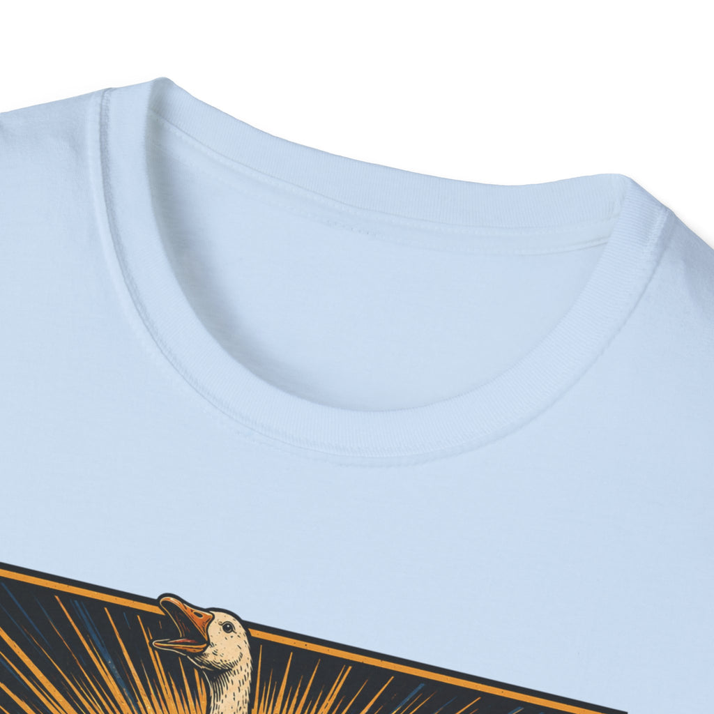 The Flock Awakens T‑Shirt — Retro Goose & Duck Vintage Wildlife Tee