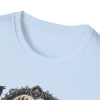 The Midnight Monarch Ayam Cemani T-Shirt — Moonlit Rooster Graphic Tee