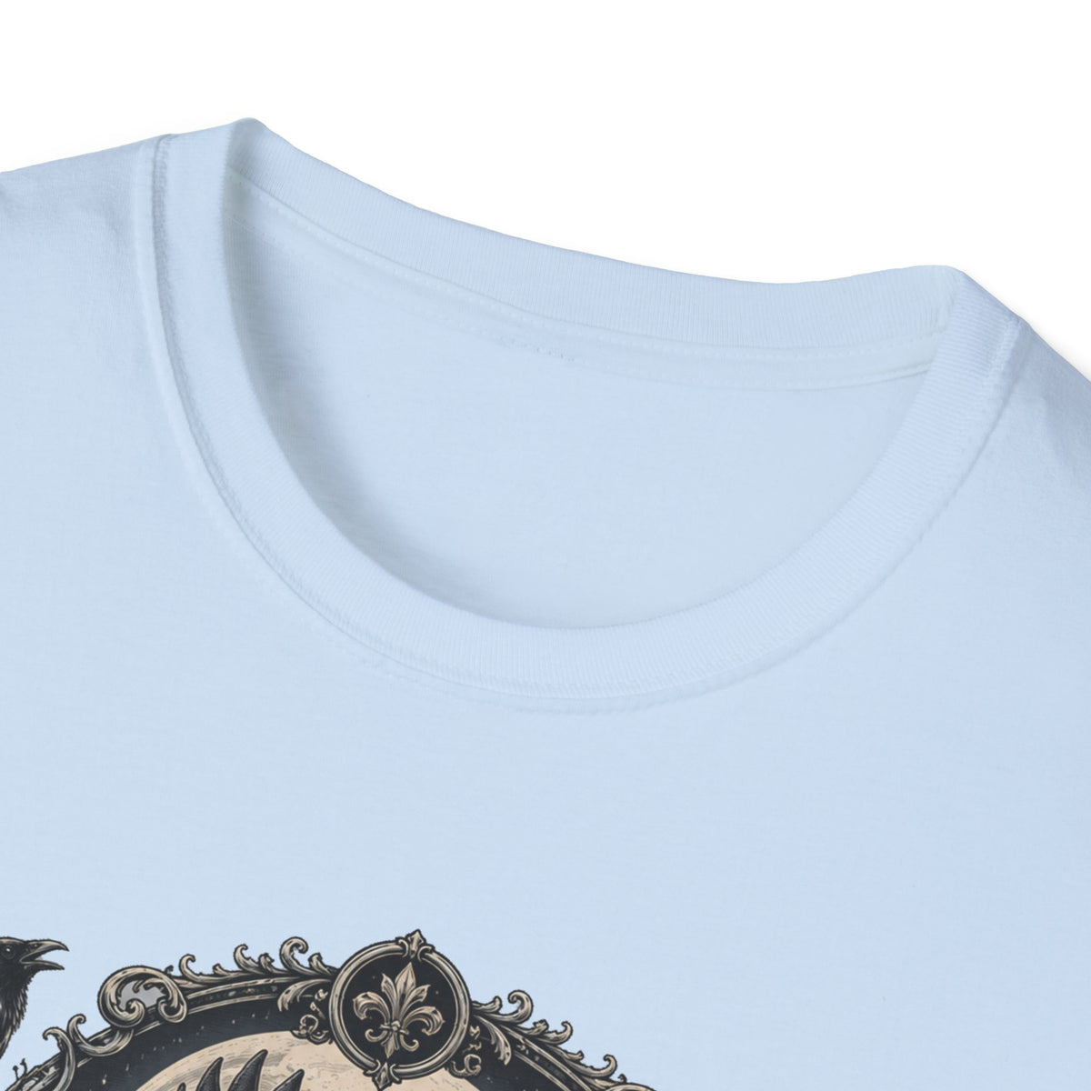 The Midnight Monarch Ayam Cemani T-Shirt — Moonlit Rooster Graphic Tee