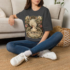 Crowned by Nature Polish Chicken T-Shirt — Vintage Botanical Hen Tee