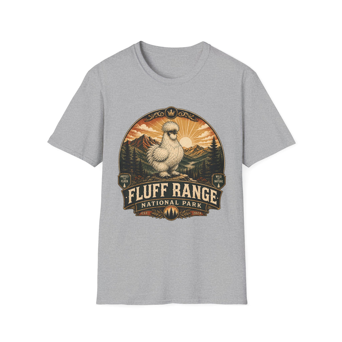 Fluff Range National Park Silkie T-shirt, photo 3