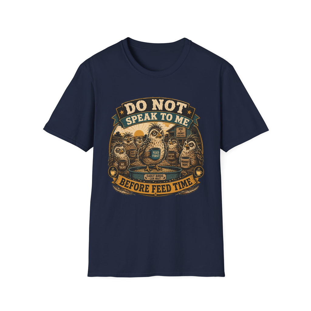 Do Not Speak to Me Before Feed Time Quail T-shirt, photo 6