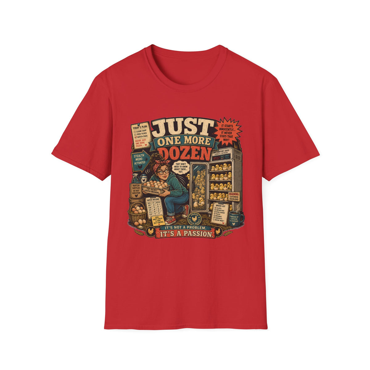 Just One More Dozen Hatch Mission T-shirt, photo 3