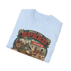 Built for Speed Barnyard Dash Indian Runner T-Shirt — Designed for Chaos Tee
