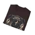 Master of Midnight Feathers Ayam Cemani T-Shirt — Gothic Rooster Graphic Tee