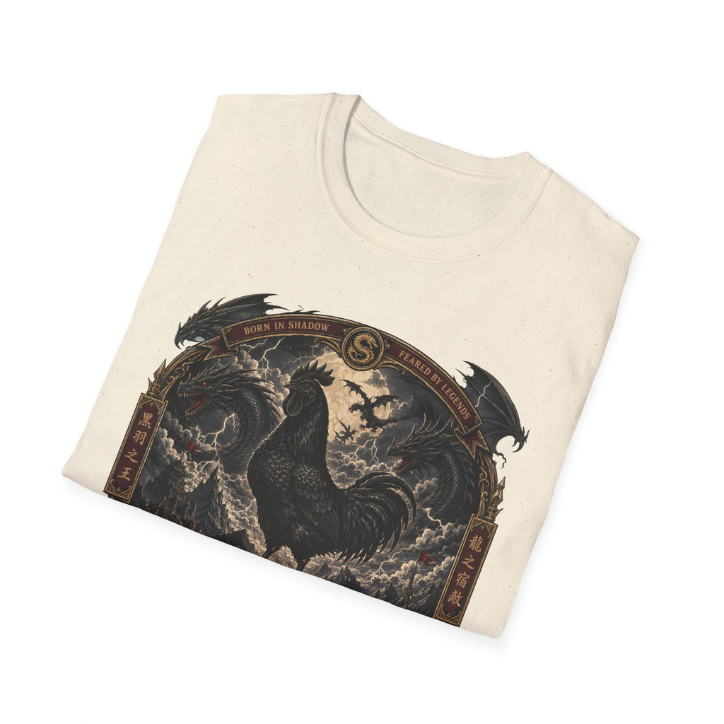 The Last Dragon Rooster Ayam Cemani T-Shirt — Legendary Warrior Tee