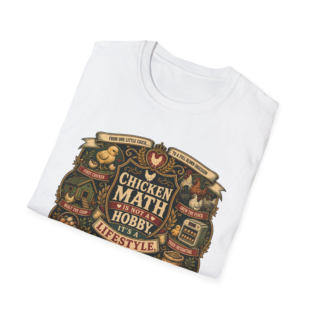 Chicken Math Is Not a Hobby It's a Lifestyle T-Shirt — Graphic Tee