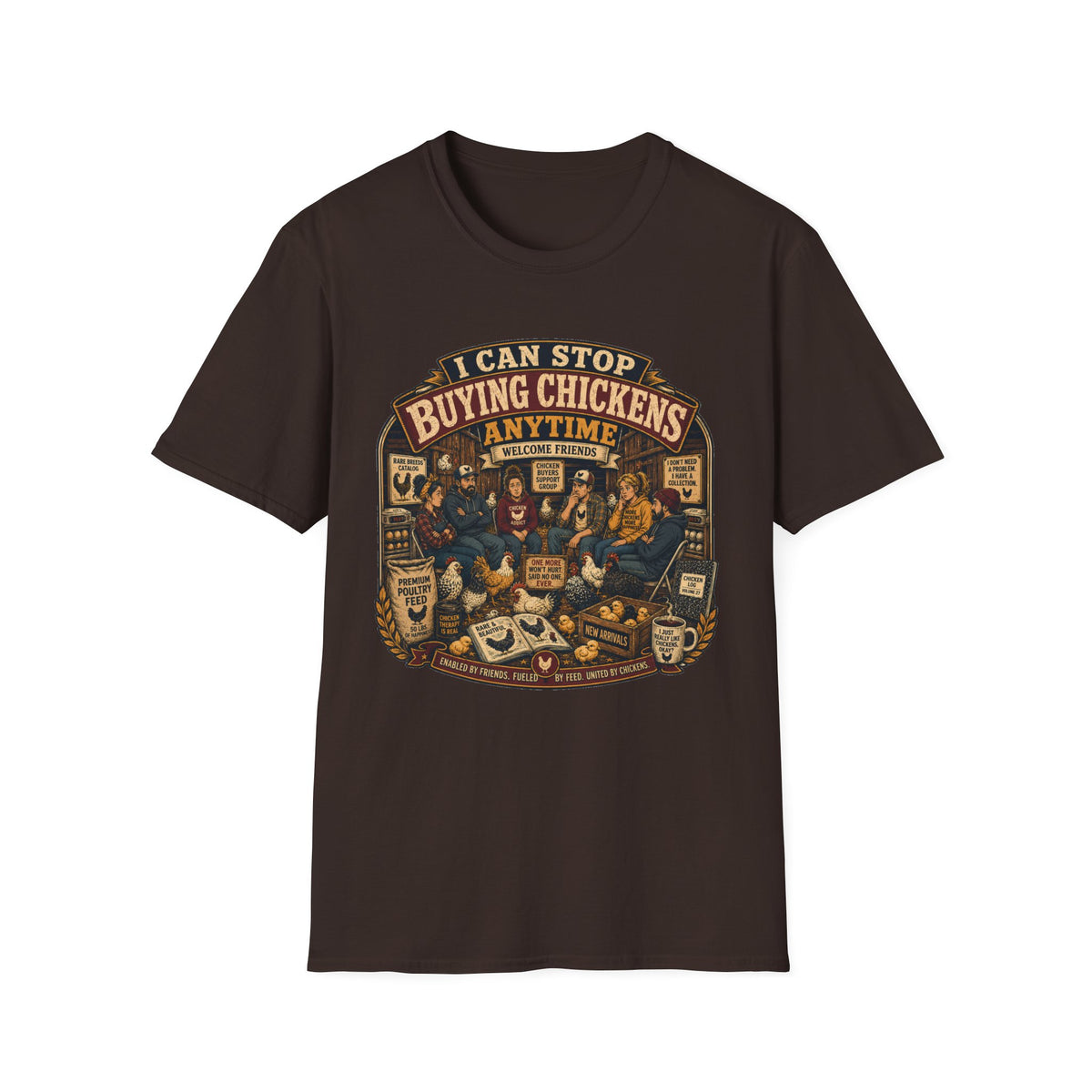 I Can Stop Buying Chickens Anytime T-shirt, photo 4