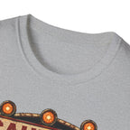 Zombie Chicken Crossing at Night T-Shirt — Spooky Halloween Poultry Tee