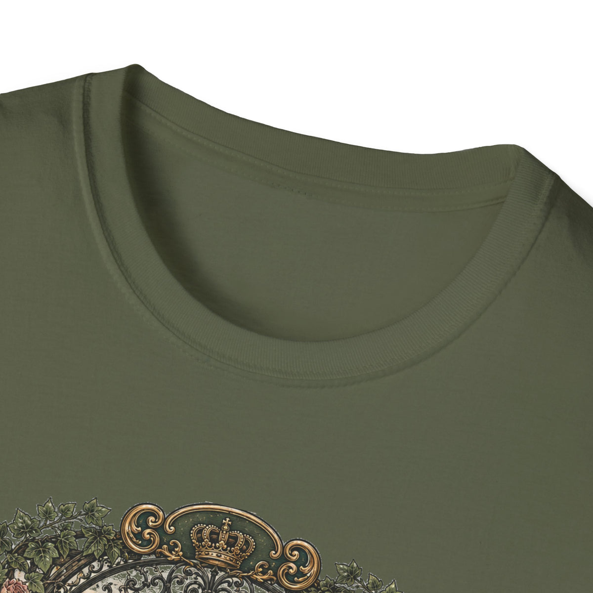 Queen of the Feathered Garden Cochin T-Shirt — Elegant Victorian Hen Tee