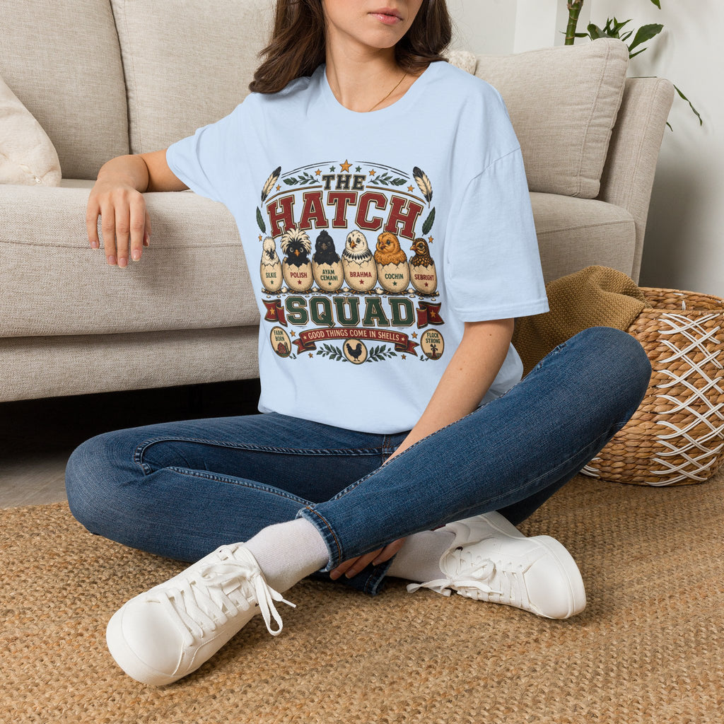 The Hatch Squad Farm Team T-Shirt — Good Things Come In Shells Tee