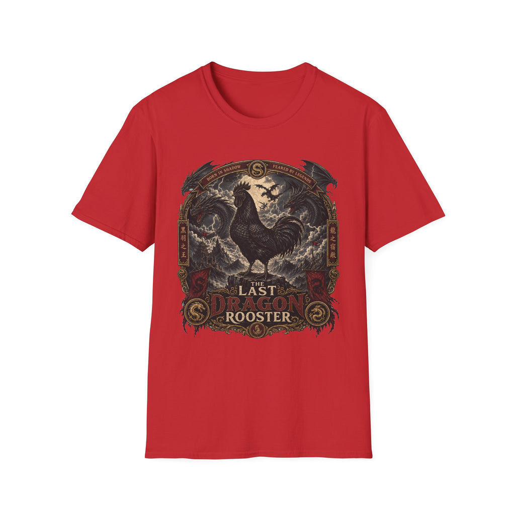 The Last Dragon Rooster Ayam Cemani T-Shirt — Legendary Warrior Tee