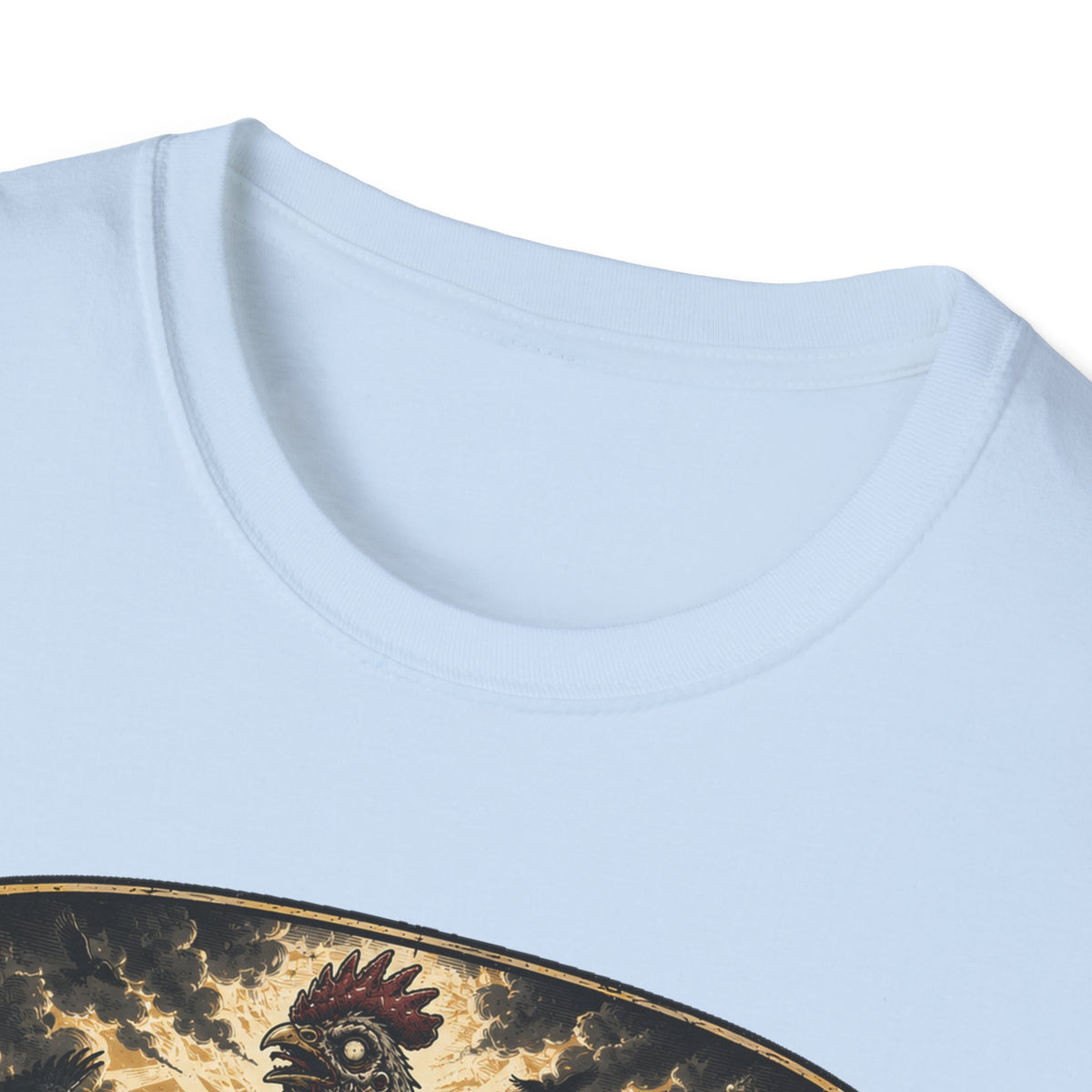 Protect the Last Egg T-Shirt — Undead Guardian Hen Zombie Chicken Tee