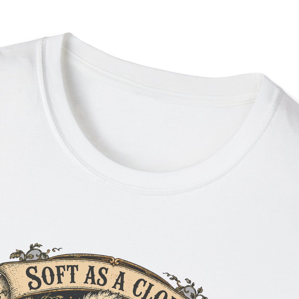 Soft as a Cloud Silkie T-Shirt — Floral Wreath Hen Tee