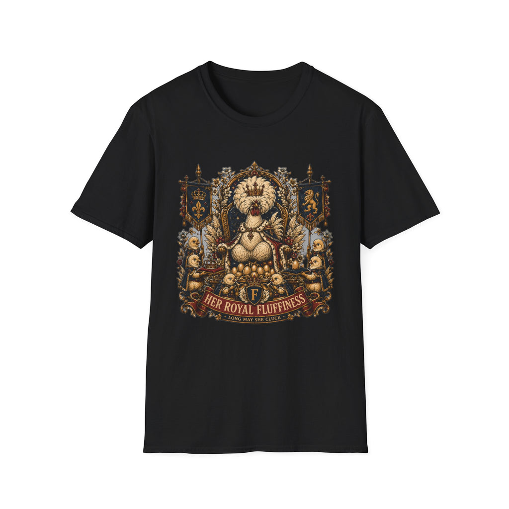 Royal Fluffiness — Queen of Eggs, ruler of the coop Polish Chicken T-Shirt