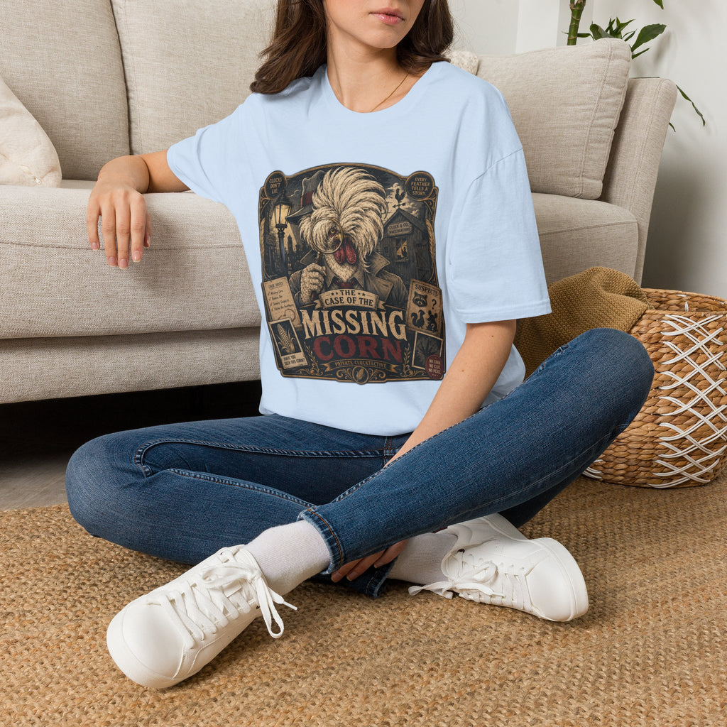 The Case of the Missing Corn Polish Chicken T-Shirt