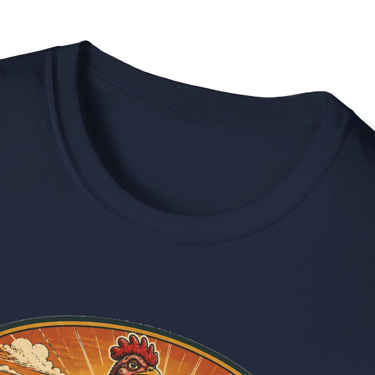 Bare Neck National Park Emblem T-Shirt — Naturally Ventilated Rooster Naked Neck Turken Tee