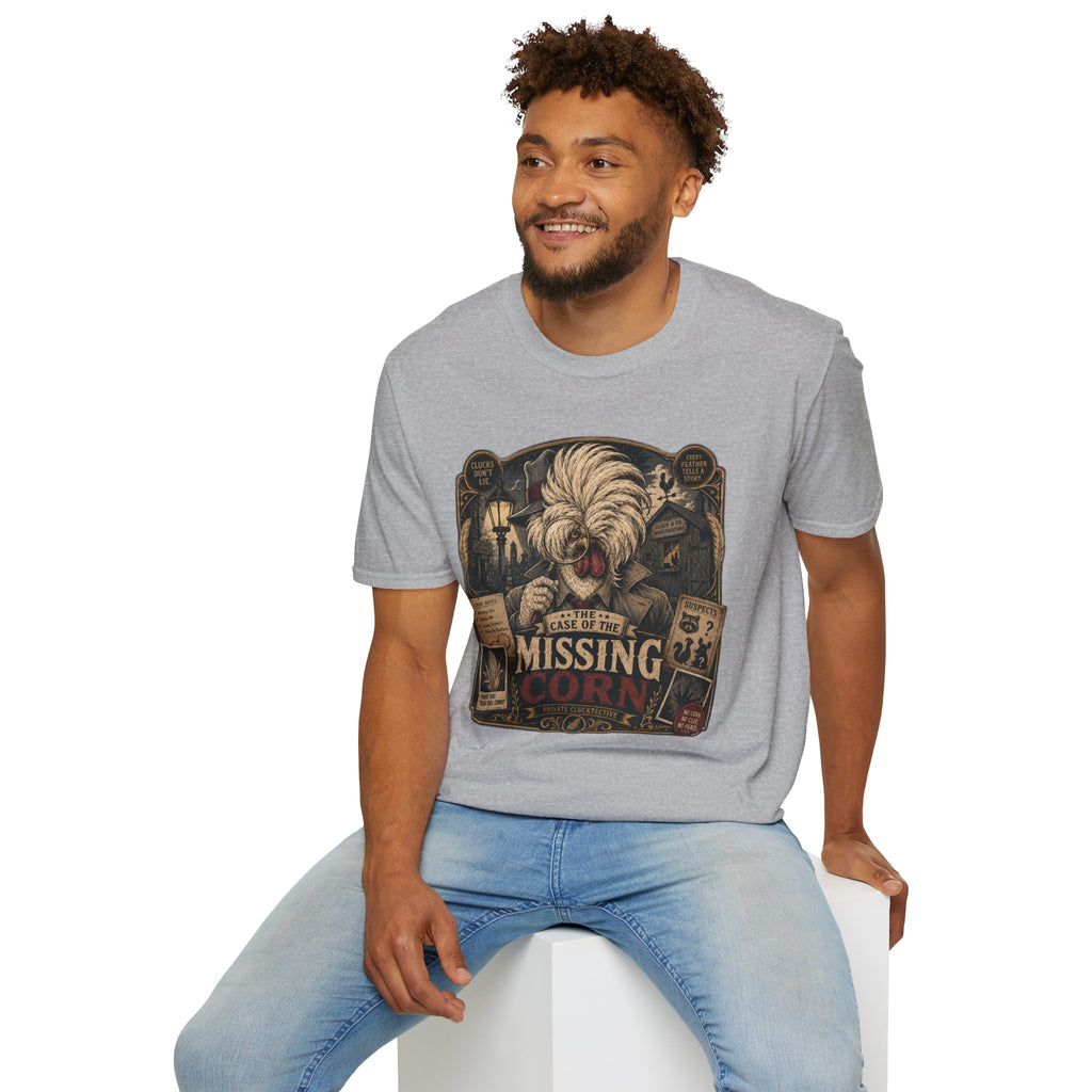 The Case of the Missing Corn Polish Chicken T-Shirt
