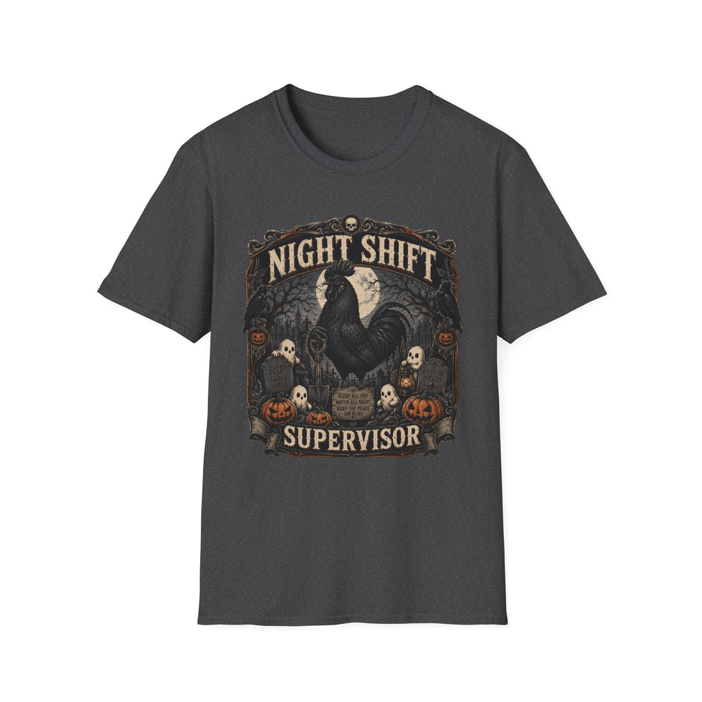 Night Shift Supervisor Ayam Cemani T-shirt, photo 7