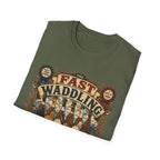 Fast Waddling Division Indian Runner T-Shirt — No Running, Except Them Tee