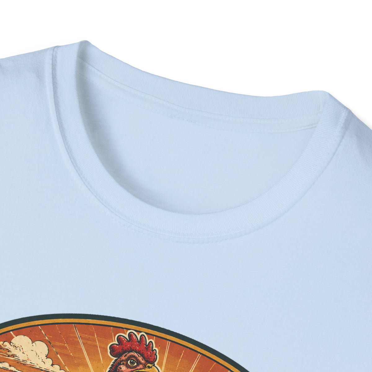 Bare Neck National Park Emblem T-Shirt — Naturally Ventilated Rooster Naked Neck Turken Tee