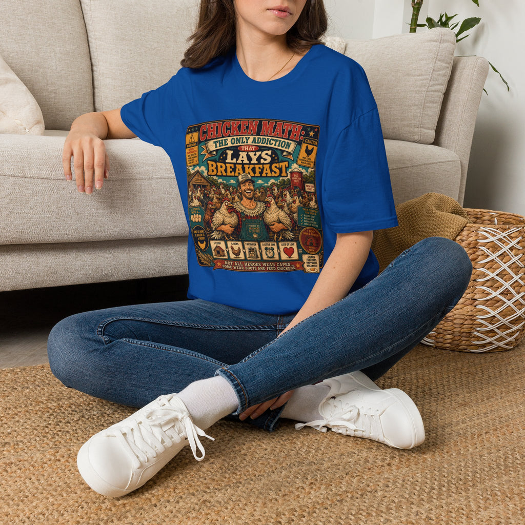 The Only Addiction That Lays Breakfast  —  Not All Heroes Wear Capes T-Shirt Tee