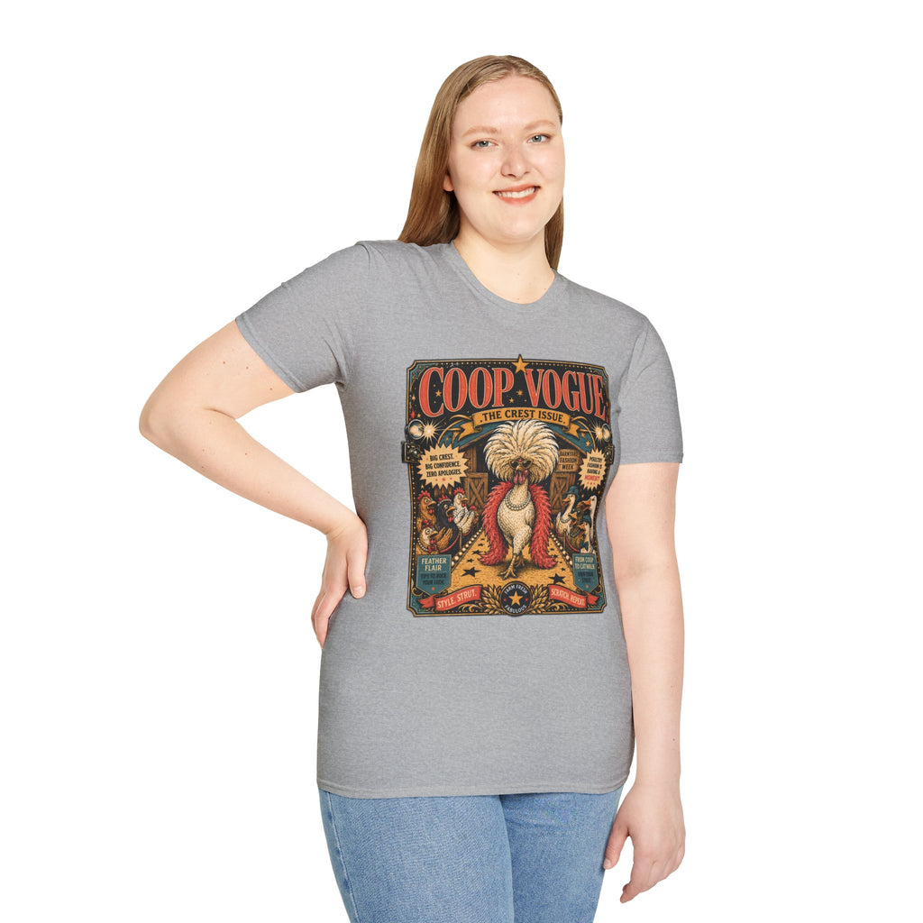 Coop Vogue Barnyard Fashion Week Polish Chicken T-Shirt