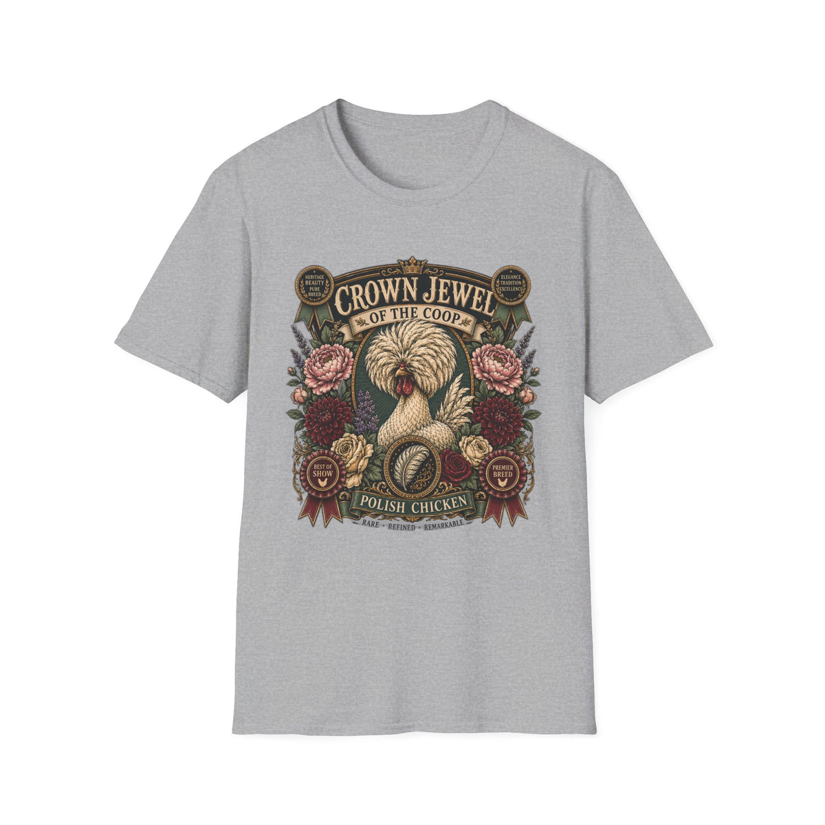 Crown Jewel of the Coop Polish Chicken T-shirt, photo 3