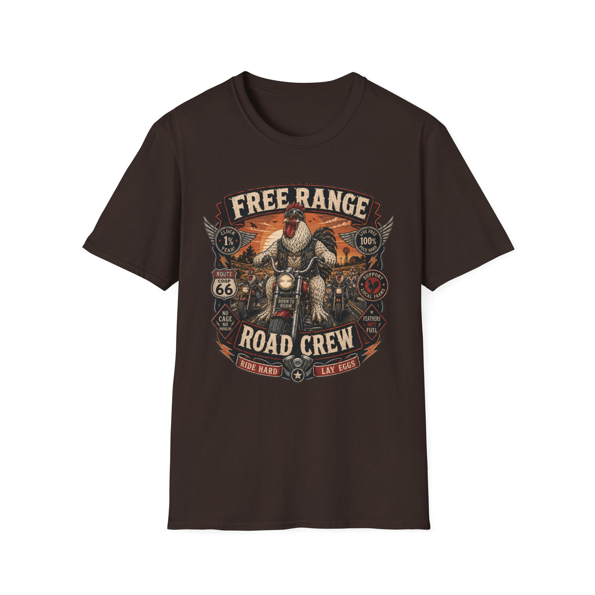 Free Range Road Crew Brahma T-shirt, photo 4
