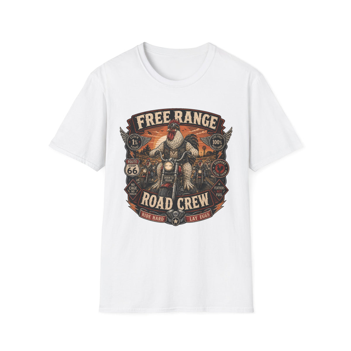 Free Range Road Crew Brahma T-shirt, photo 2