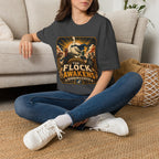 The Flock Awakens T‑Shirt — Retro Goose & Duck Vintage Wildlife Tee