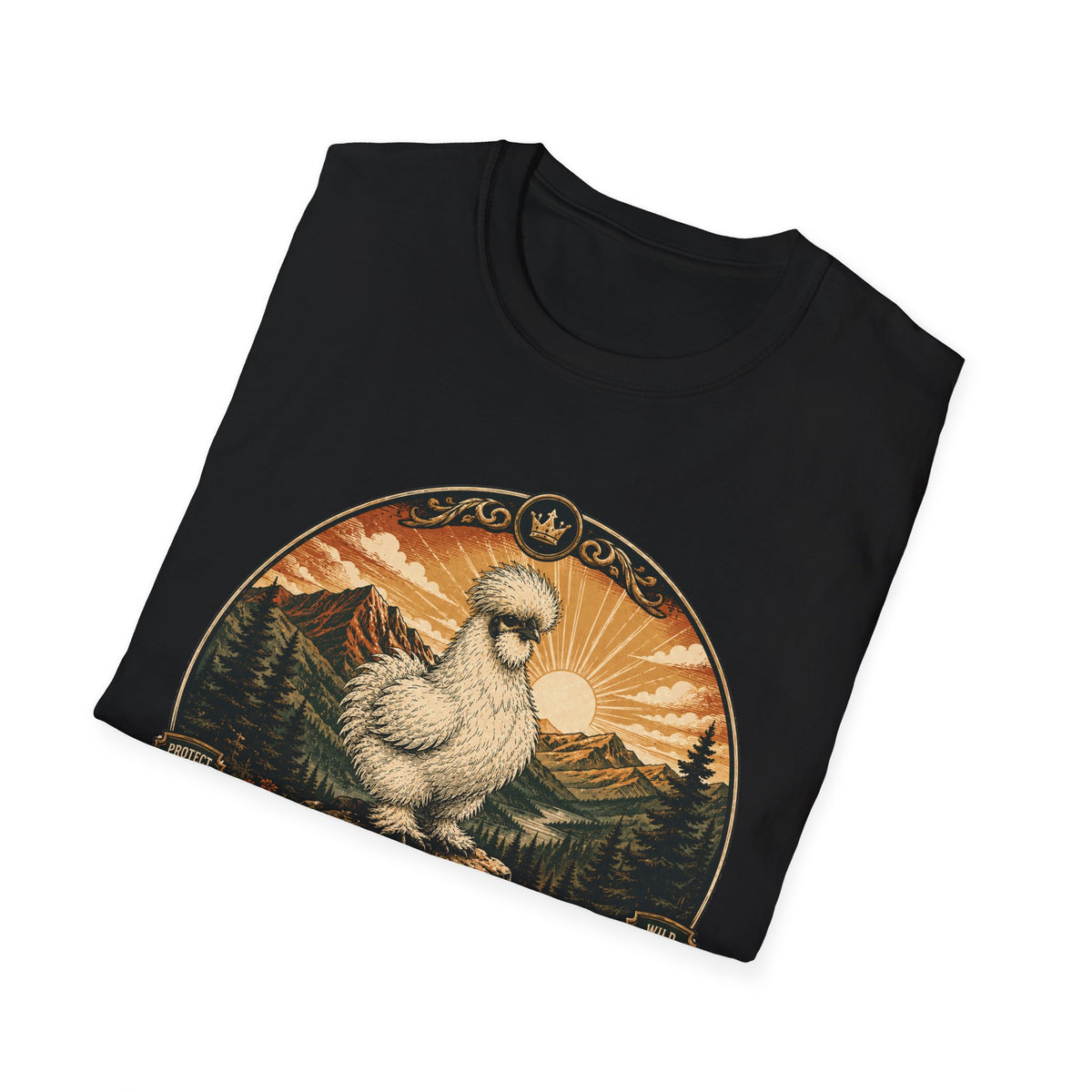 Fluff Range National Park Silkie T-Shirt — Vintage Park Badge Tee