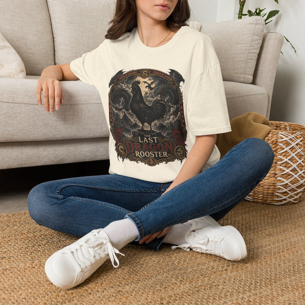 The Last Dragon Rooster Ayam Cemani T-Shirt — Legendary Warrior Tee