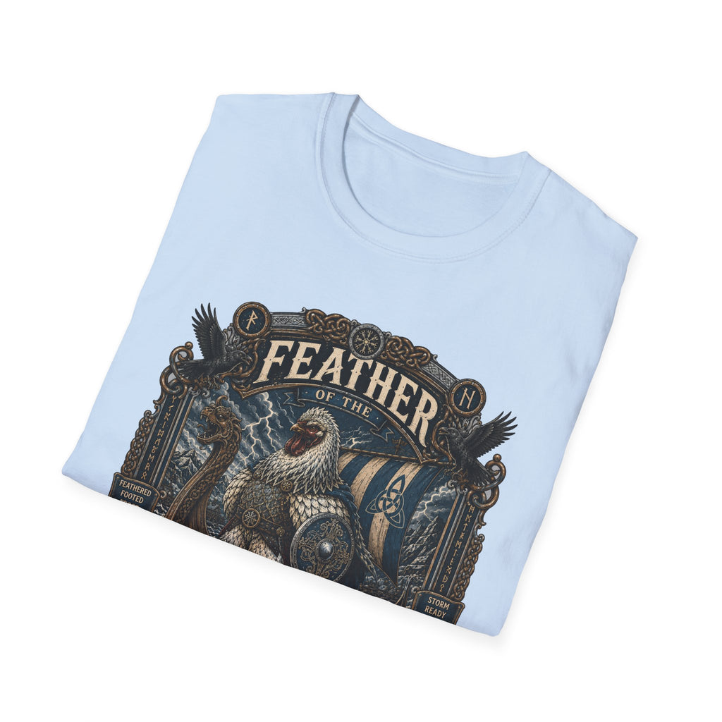 Feather of the North Brahma T-Shirt — Nordic Warrior Rooster Tee