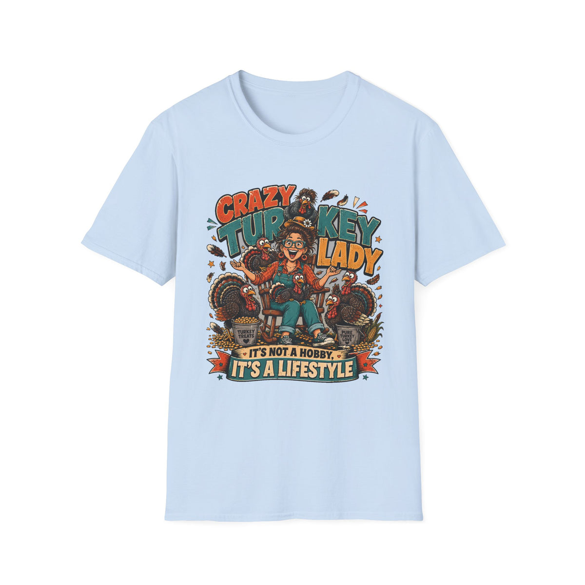 Crazy Turkey Lady T-shirt, photo 8