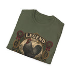 Legend of the Barnyard Dark Brahma T-Shirt — Vintage Rooster Label Tee