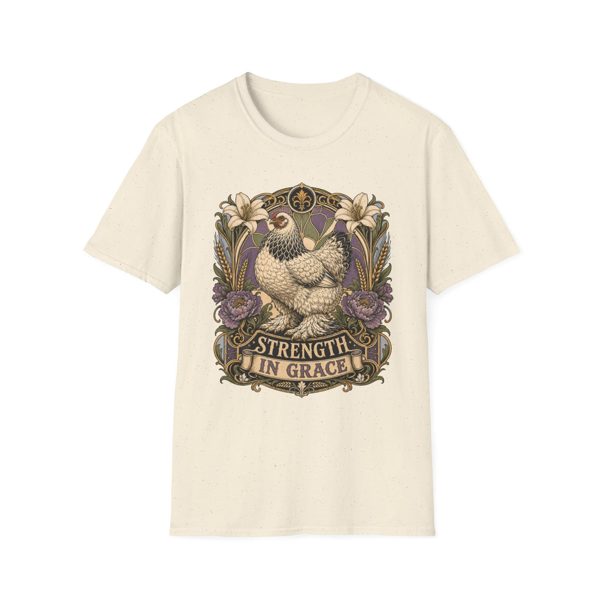 Strength in Grace Brahma Hen T-shirt, photo 5