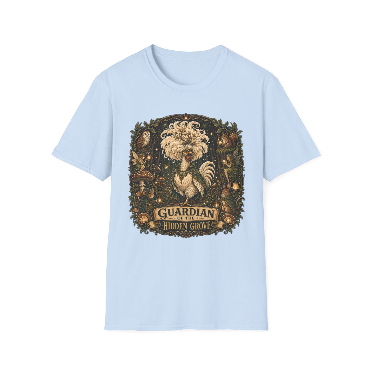 Guardian of the Hidden Grove Polish Chicken T-shirt, photo 4