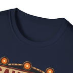 Zombie Chicken Crossing at Night T-Shirt — Spooky Halloween Poultry Tee