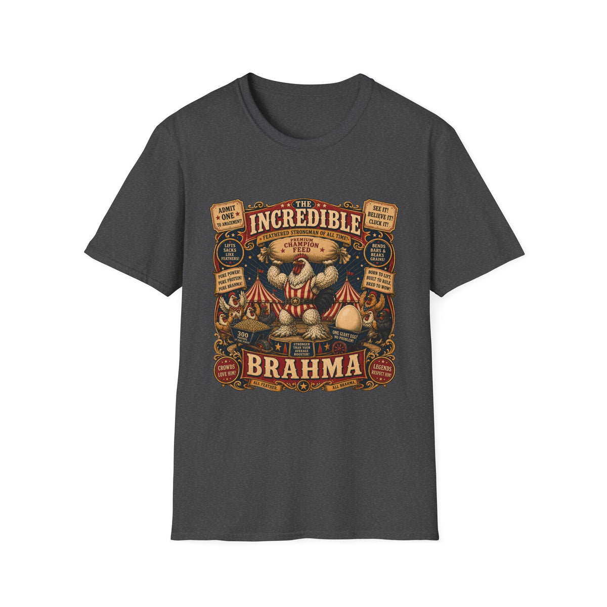 Incredible Feathered Strongman Brahma T-shirt, photo 7