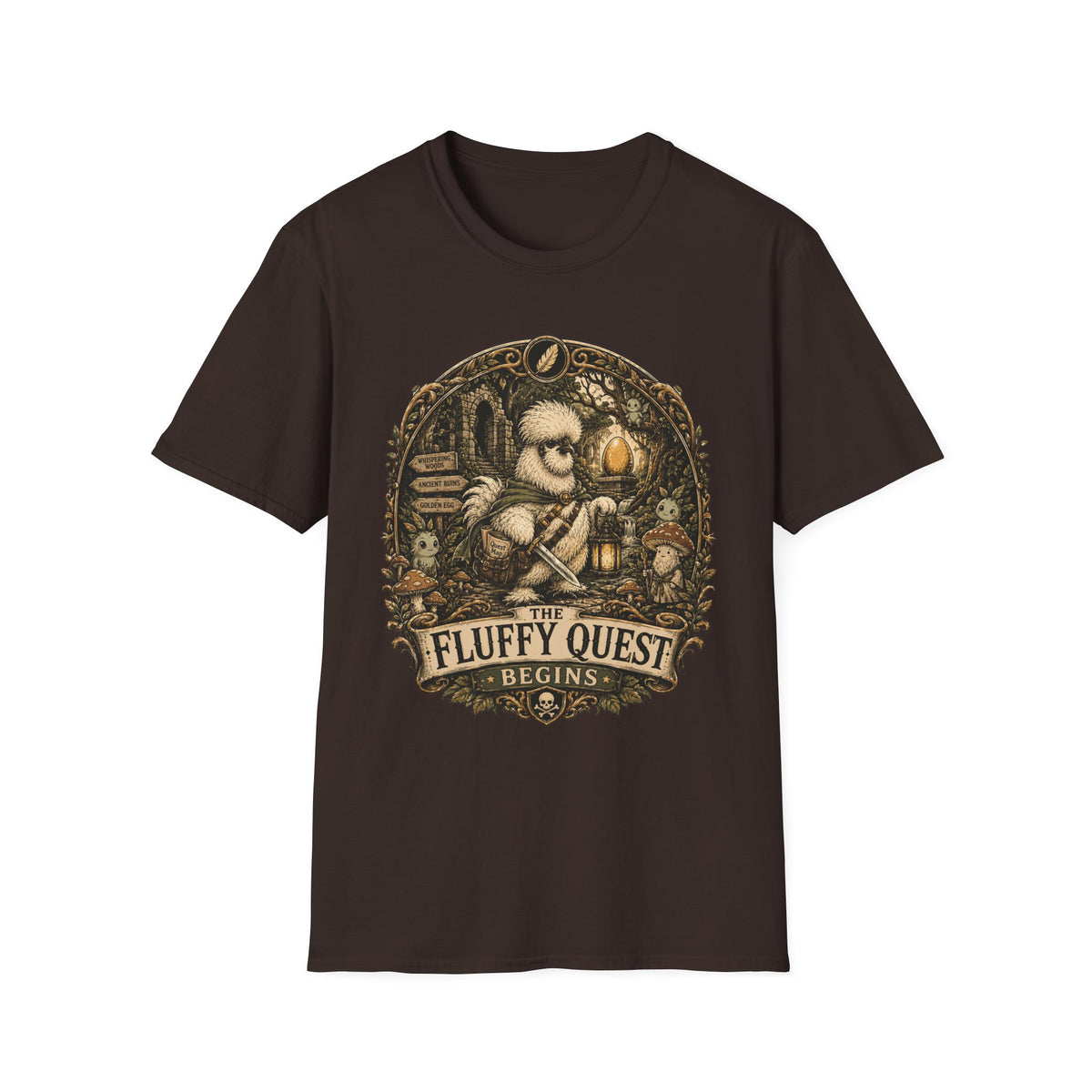 Quest for the Golden Egg Silkie T-shirt, photo 4