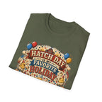 Hatch Day Is My Favorite Holiday T-Shirt — Cute Fluffy Chicks Tee