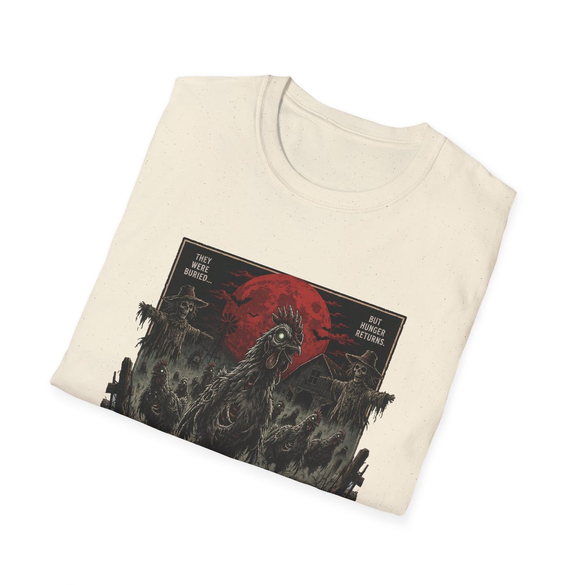 Rise of the Undead Poultry T-Shirt — Zombie Chicken Uprising Tee