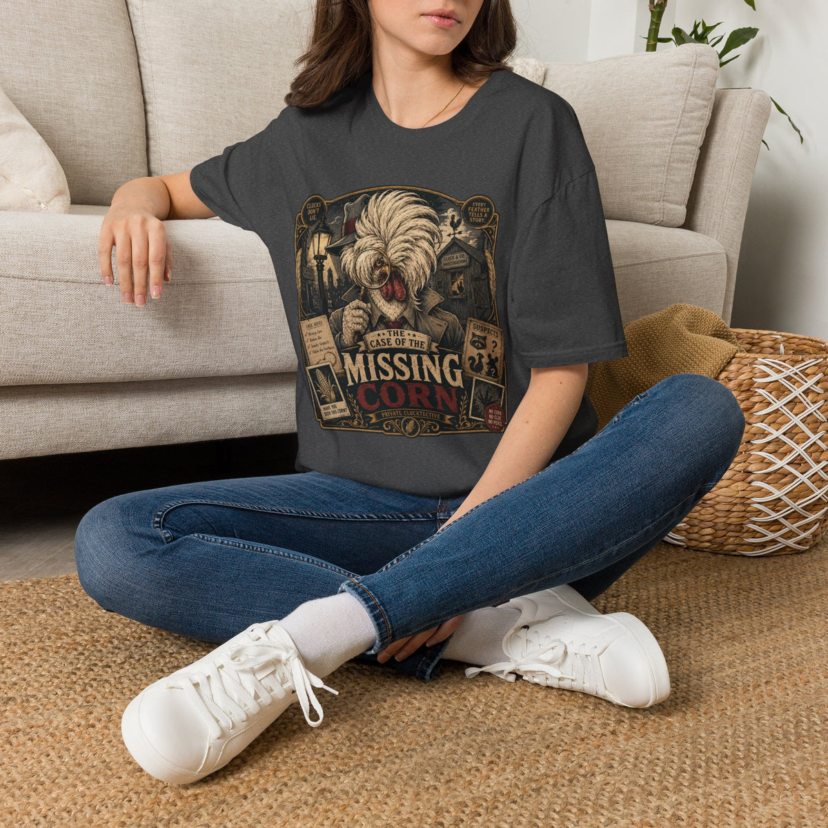 The Case of the Missing Corn Polish Chicken T-Shirt