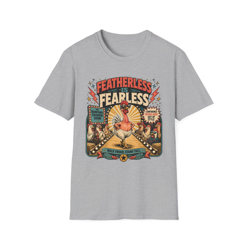 Featherless is Fearless Fashion Show Naked Neck T-shirt, photo 5