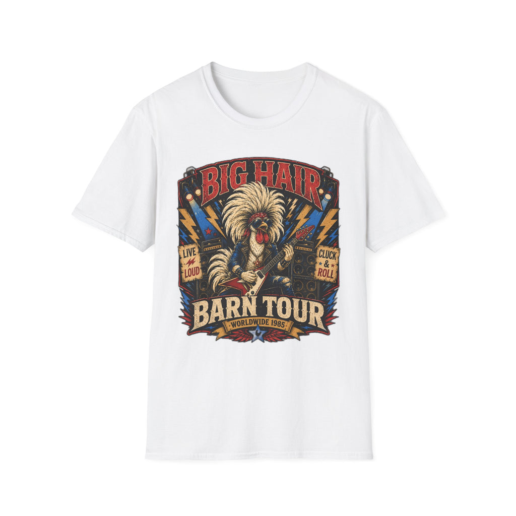 Big Hair Rock Star Concert Polish Chicken T-shirt, photo 2