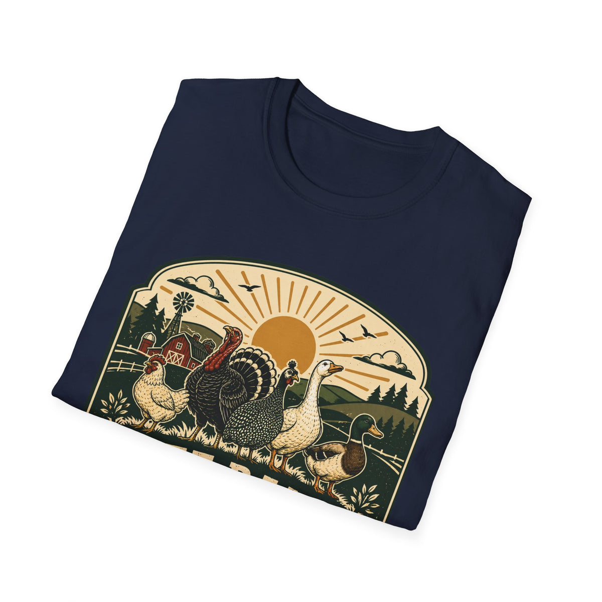 Free Range Fearless T-Shirt — Vintage Farm Family Graphic Tee