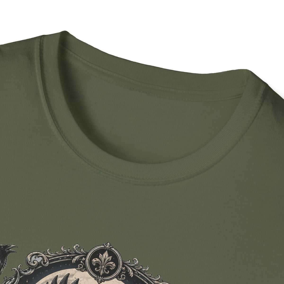 The Midnight Monarch Ayam Cemani T-Shirt — Moonlit Rooster Graphic Tee