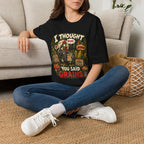 Zombie Chicken's Cornfield Jackpot T-Shirt — "I thought you said GRAINS" Funny Tee