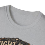 Night Shift Supervisor Ayam Cemani T-Shirt — Graveyard Rooster Graphic Tee